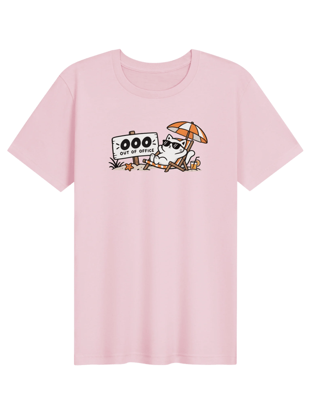 OOO Out of Office Women's Shirt shirt in soft pink