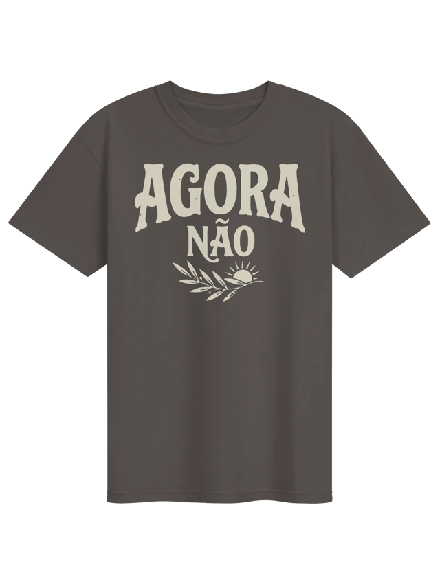 Agora Não Olive Branch Portuguese mens Shirt shirt in pepper