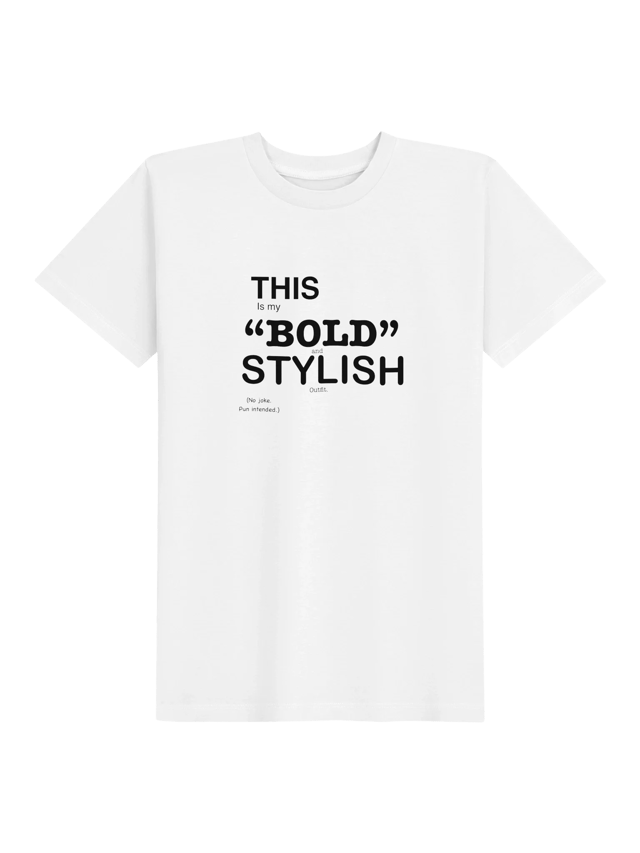 Bold and Stylish White Shirt for Kids shirt in white